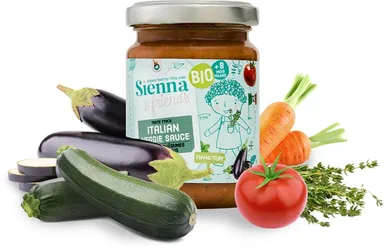 Sienna & Friends Italiaanse saus met groenten +8 Maanden 130 g