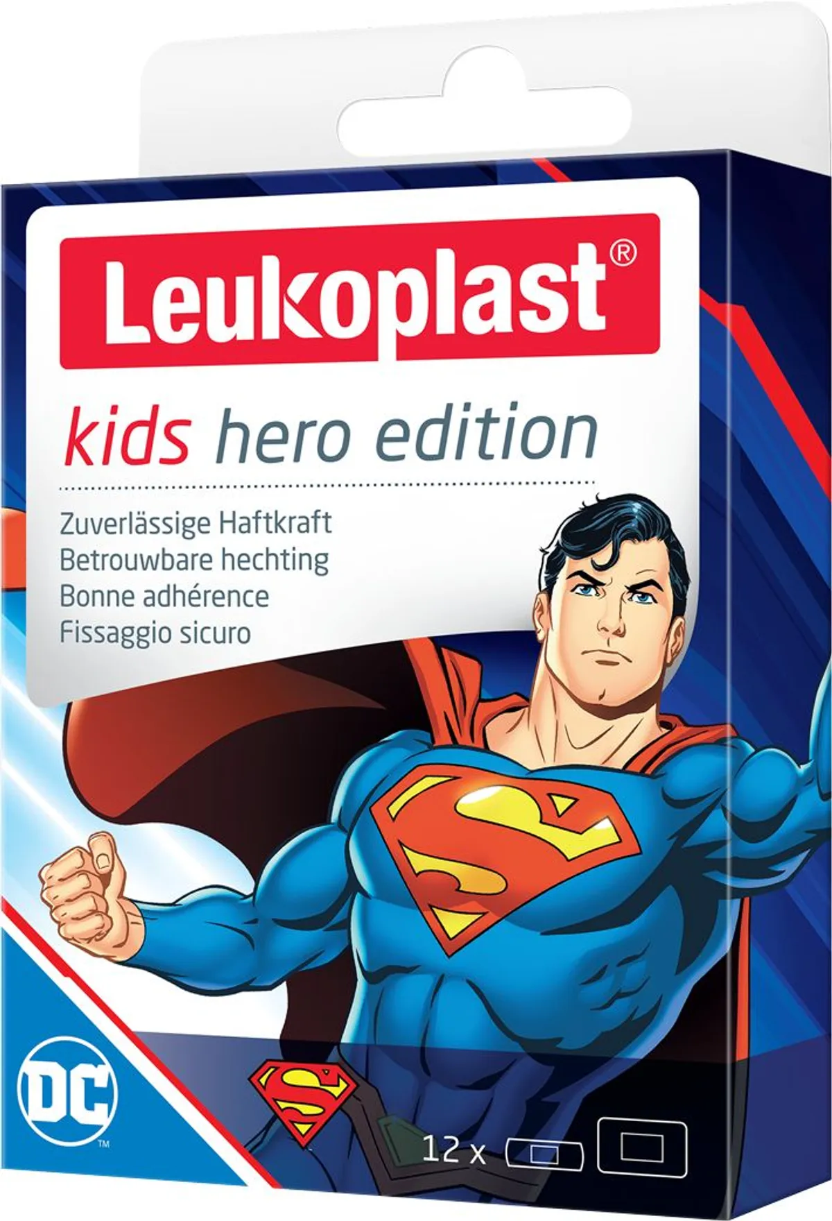 Leukoplast Kids Hero Edition Superman 12 Sparadraps