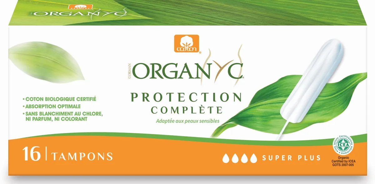 Organyc Tampons Flux Très Abondant Sans Applicateur 16 Tampons