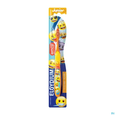 Oral Care Elgydium Junior Tandenborstel Emoji Kinderen Van 7 Tot 12 Jaar Zacht