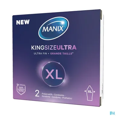 Manix King Size Ultra 2 Condooms