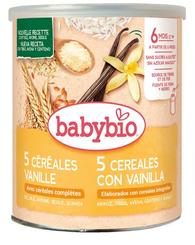 Babybio Ontbijtgranen Vanille Quinoa +6 Maanden 220 g