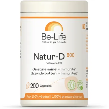 Be Life Natur-D 800 200 Gélules