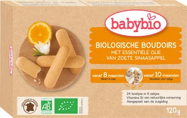 Babybio Koekjes Petits Boudoirs +8 Maanden 120 g