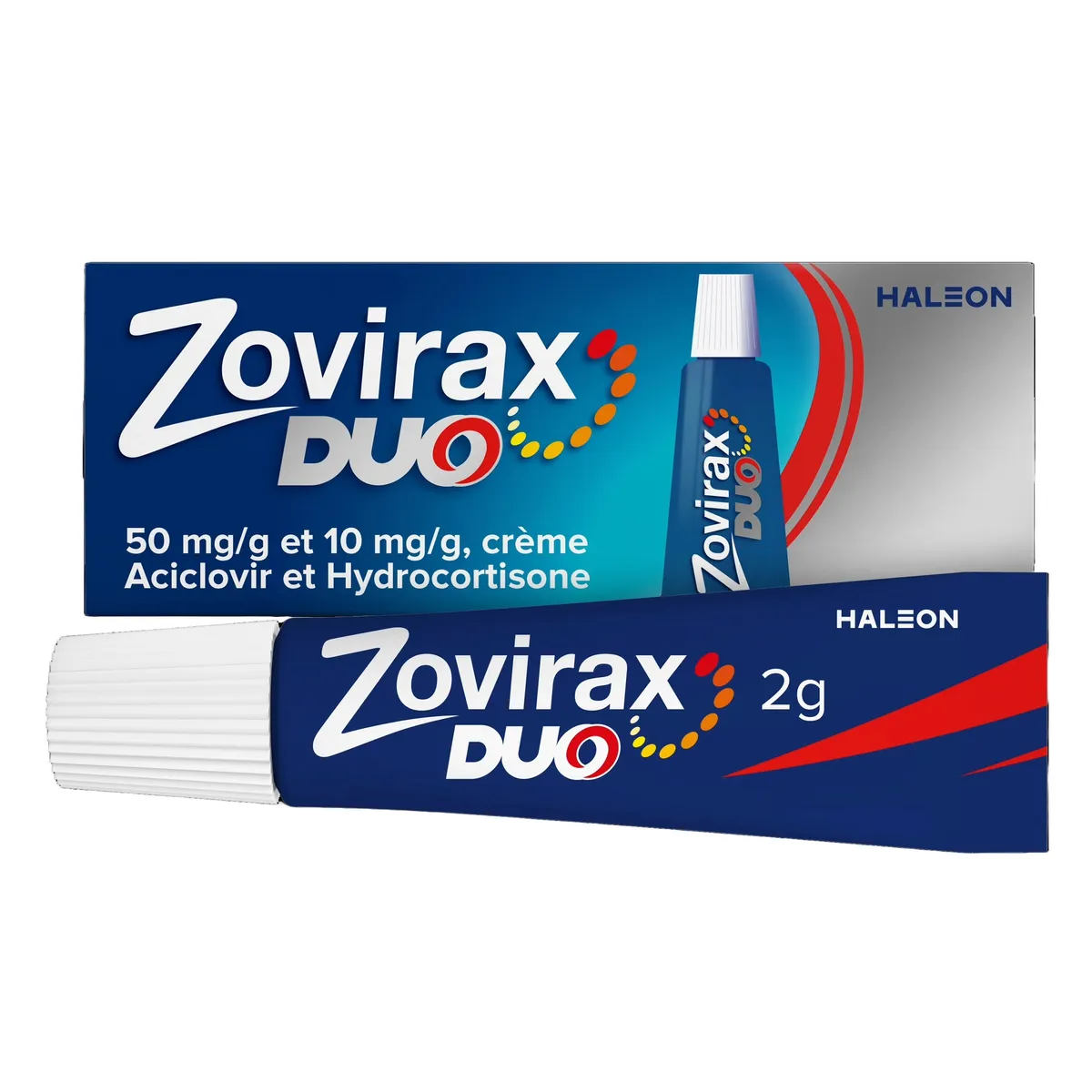 Zovirax Duo 50mg/g + 10mg/g Crème 2g