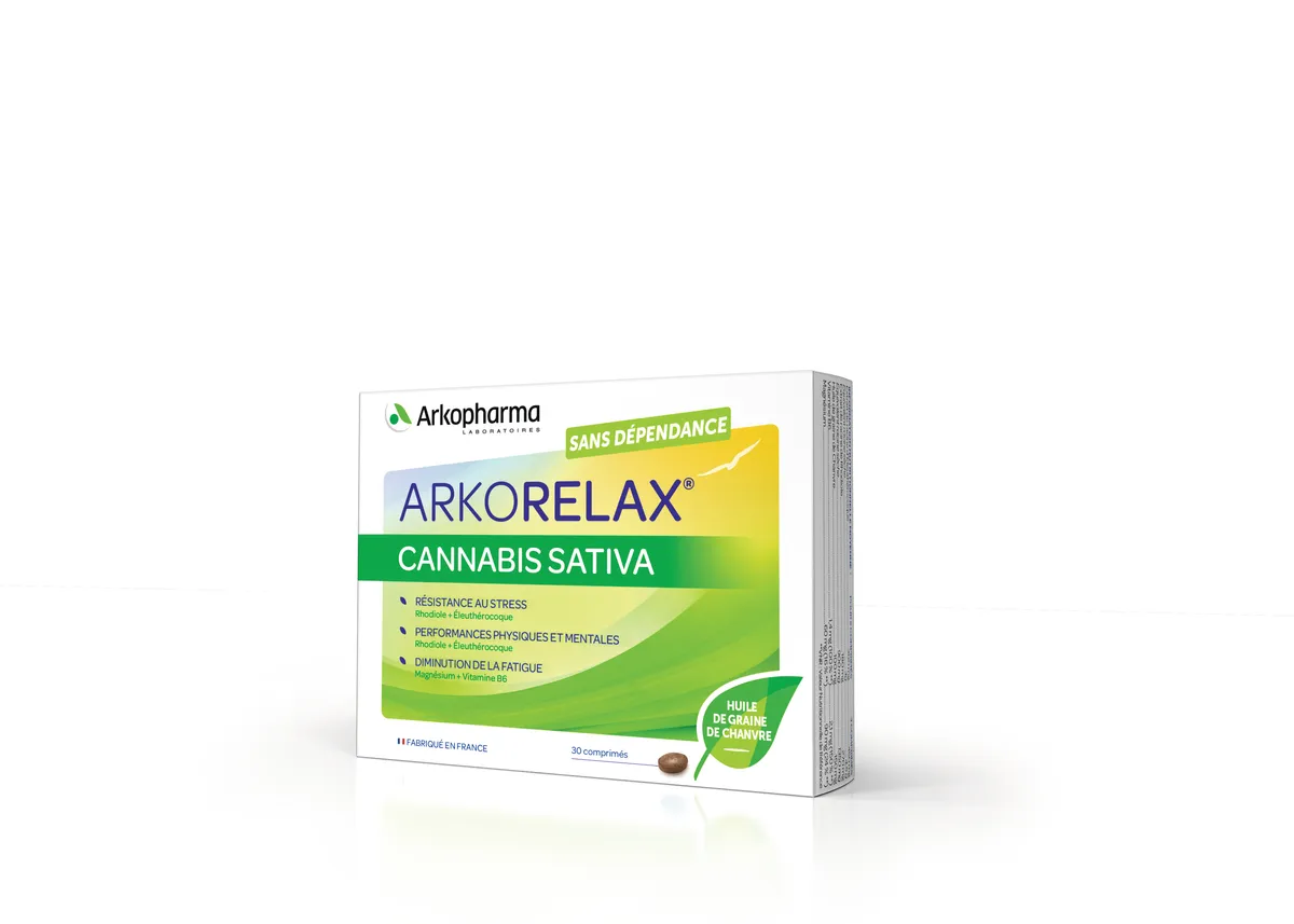 Arkorelax Cannabis Sativa 30 Comprimés