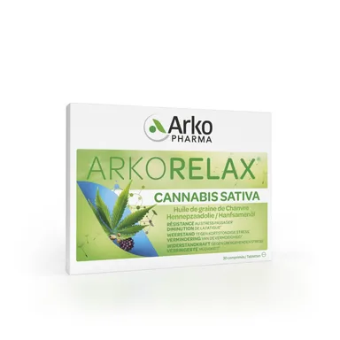 Arkorelax Cannabis Sativa 30 Comprimés