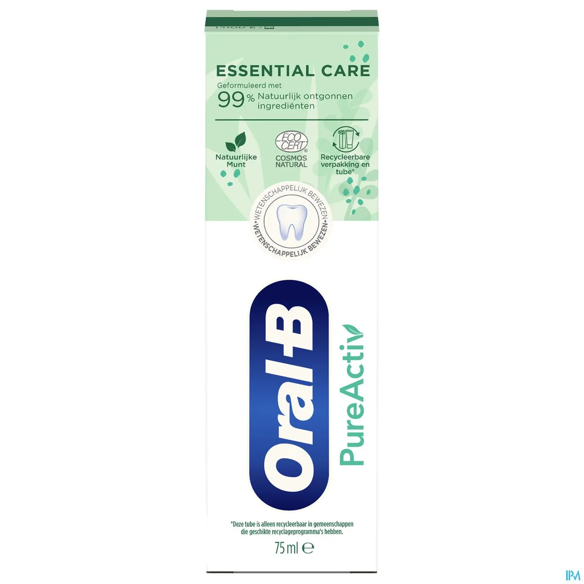 Oral-B PureActiv Soin Essentiel Dentifrice 75ml