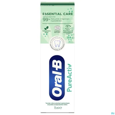 Oral-B PureActiv Essentiële Verzorging Tandpasta 75 ml