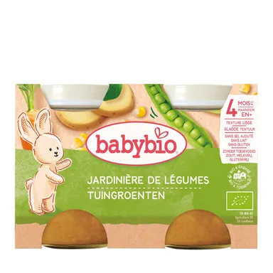 Babybio Petits Pots Jardinière De Légume +4Mois 2x130g