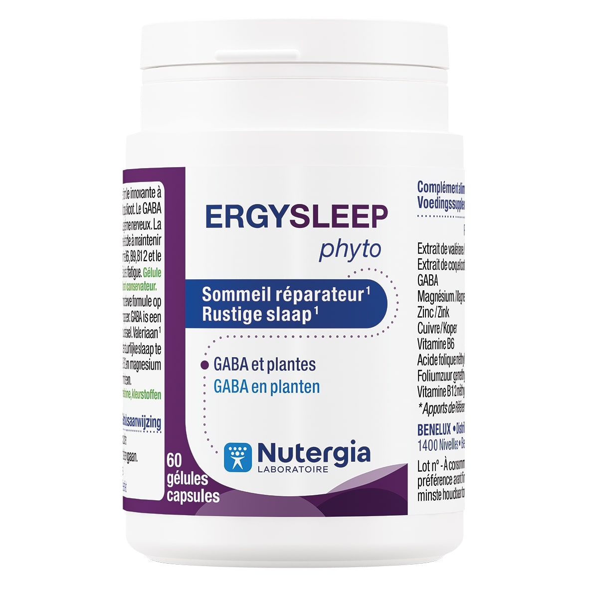 Nutergia Ergysleep Phyto 60 Capsules - Nutergia