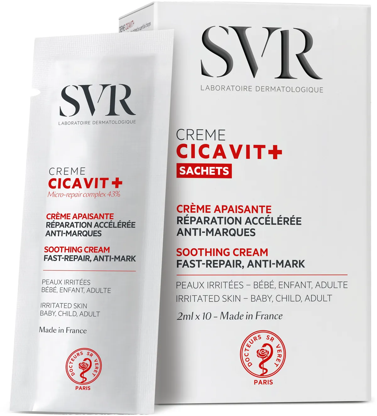 SVR Cicavit + Crème Zakjes 10x2 ml