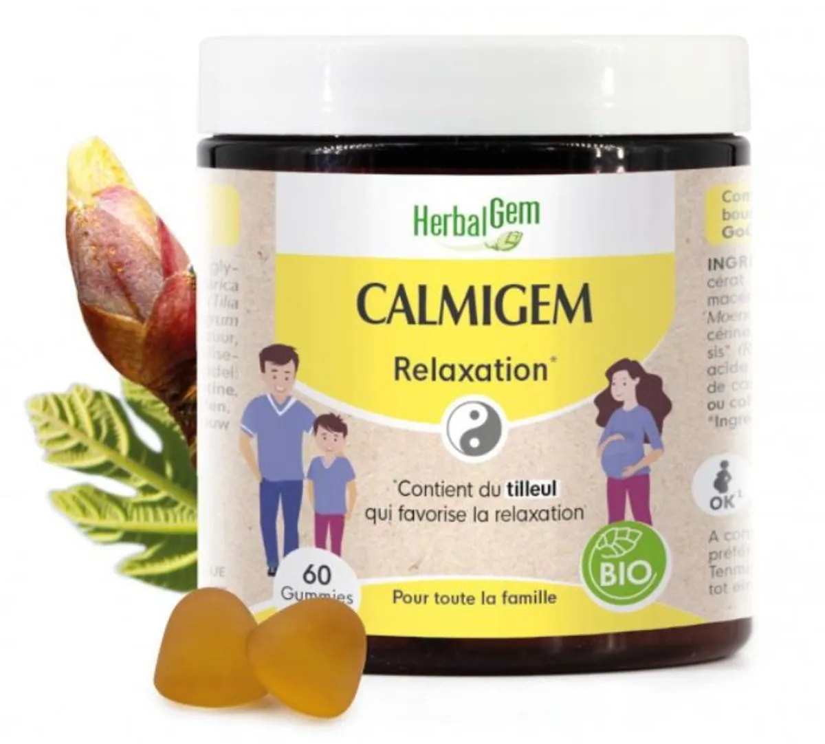 HerbalGem Calmigem 60 Gummies