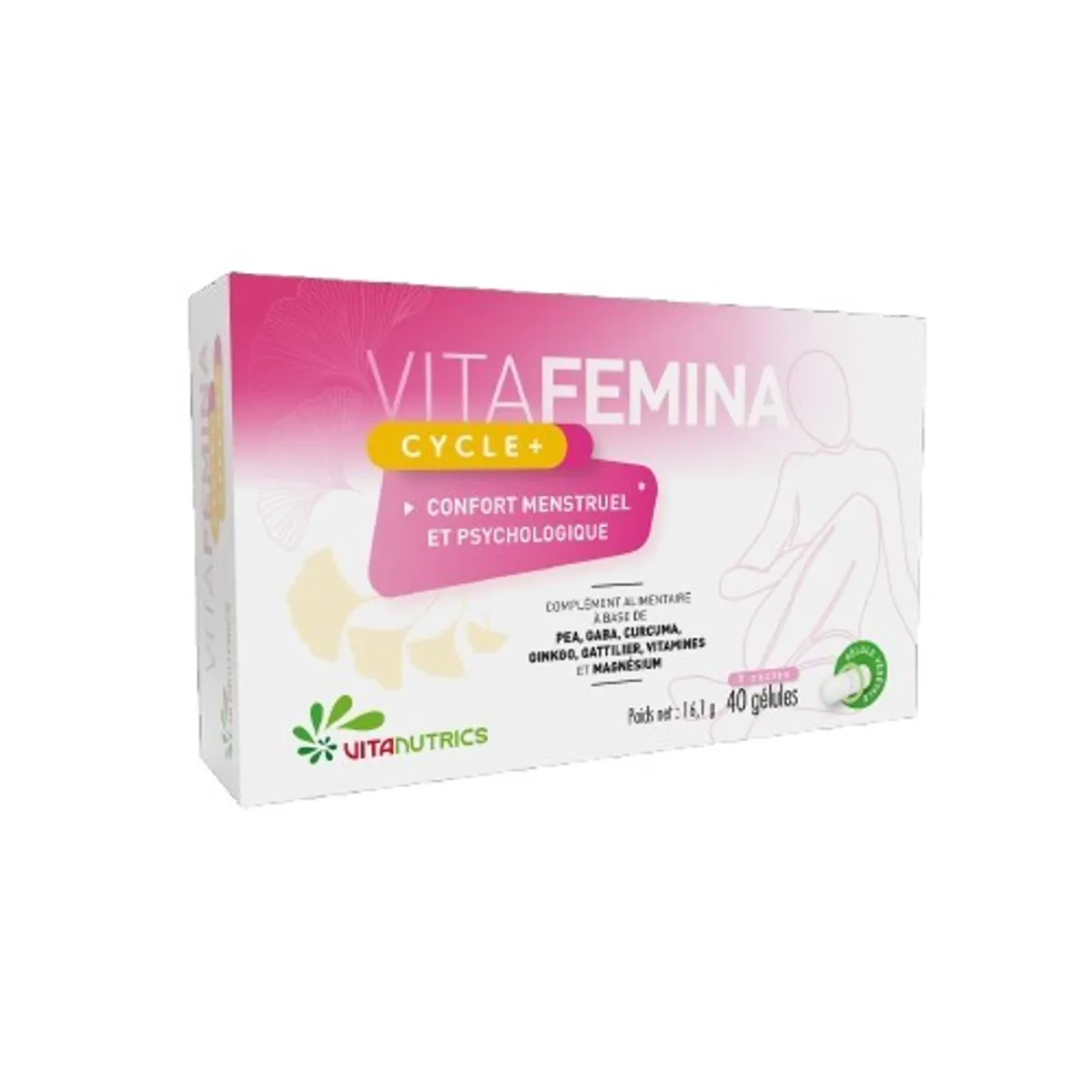 Vitafemina Cycle+ 40 Gélules