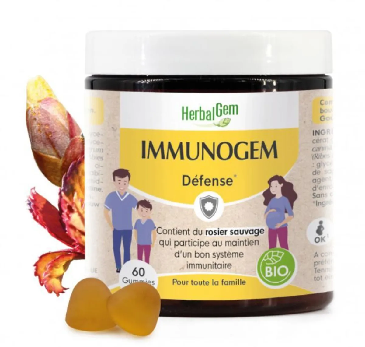 HerbalGem Immunogem Sommeil 60 Gummies
