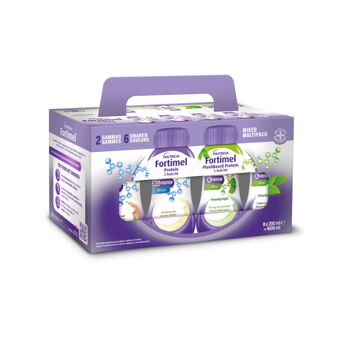 Fortimel Protein 2 kcal Mix Multipack 8x200 ml