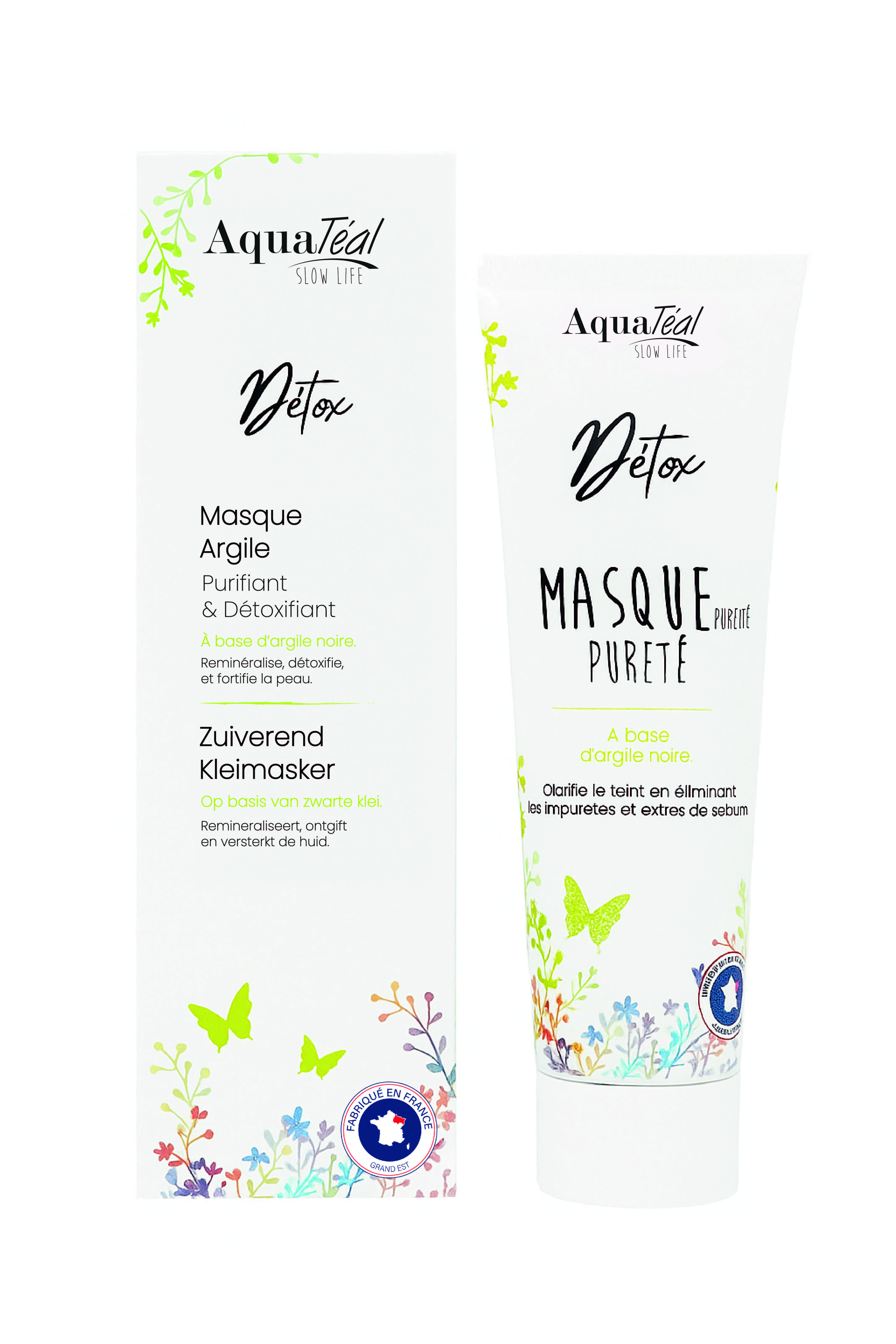AquaTeal Detox Zuiverend Gezichtsmasker 75ml - Aquateal