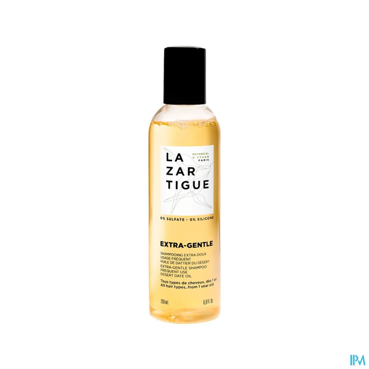 Lazartigue Extra-Gentle Extramilde Shampoo Veelvuldig Gebruik 200 ml
