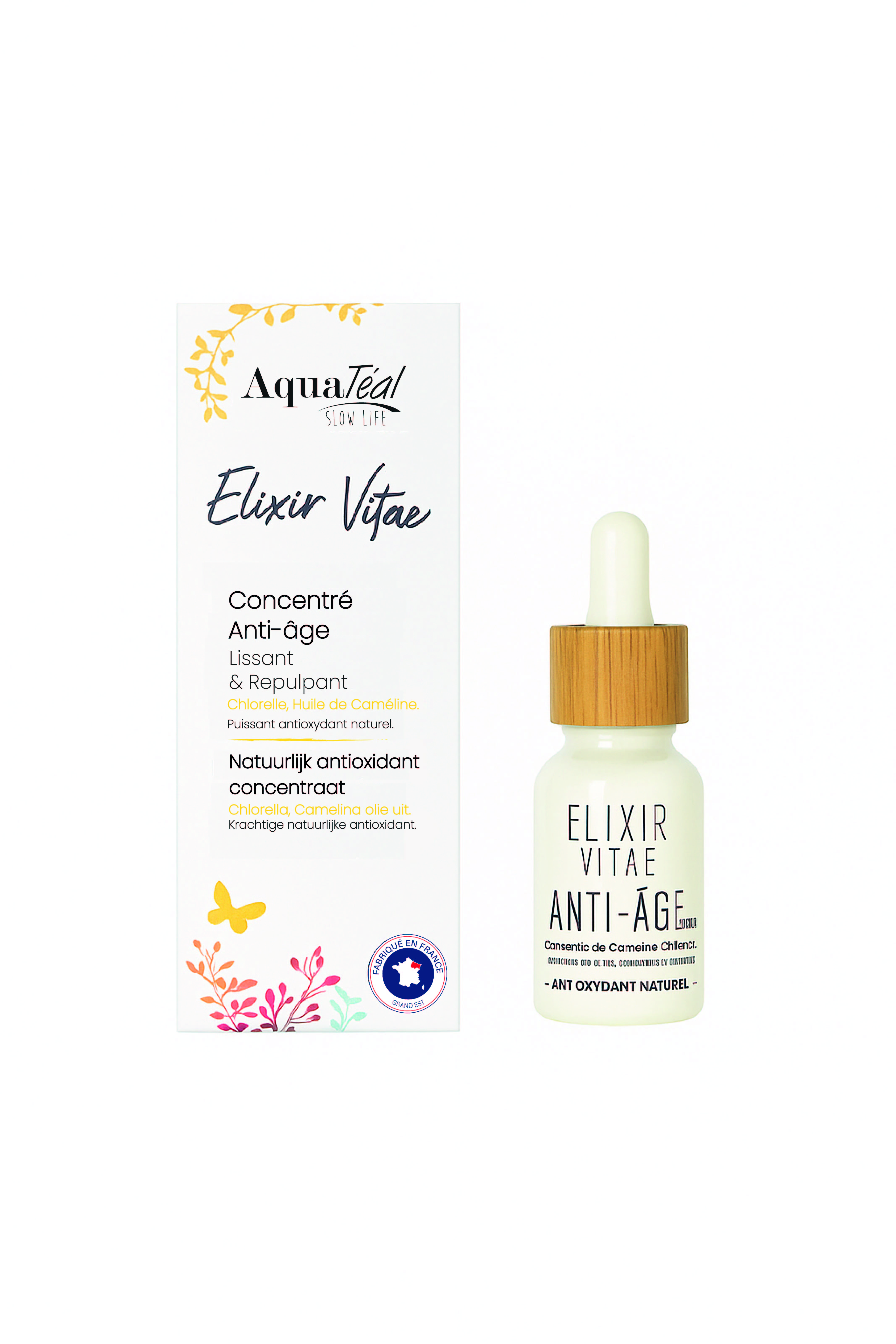 AquaTeal Elixir Vitae Antiaging Geconcentreerd Serum 15ml
