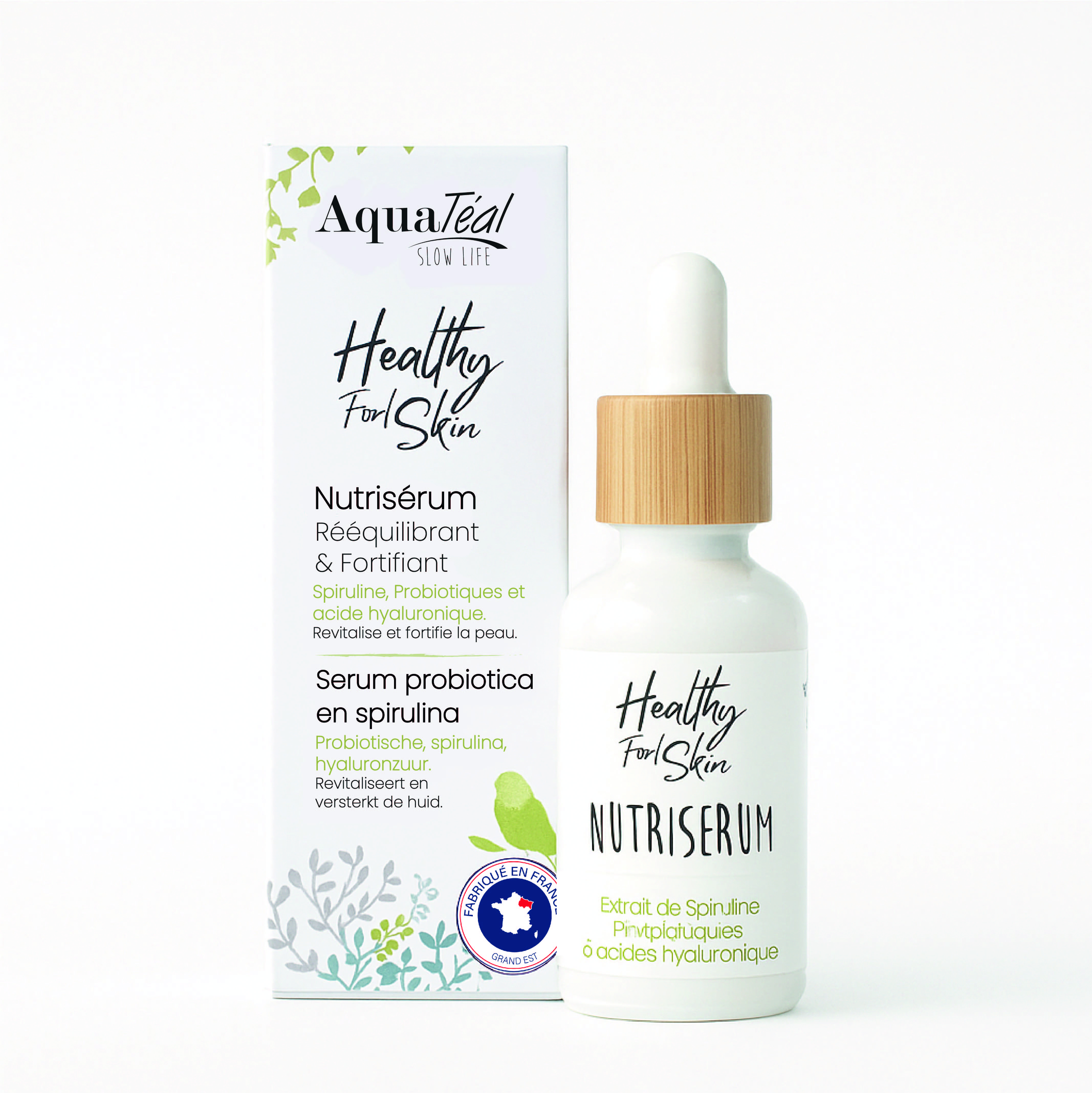 AquaTeal Serum Probiotica en Spirulina 30ml - Aquateal