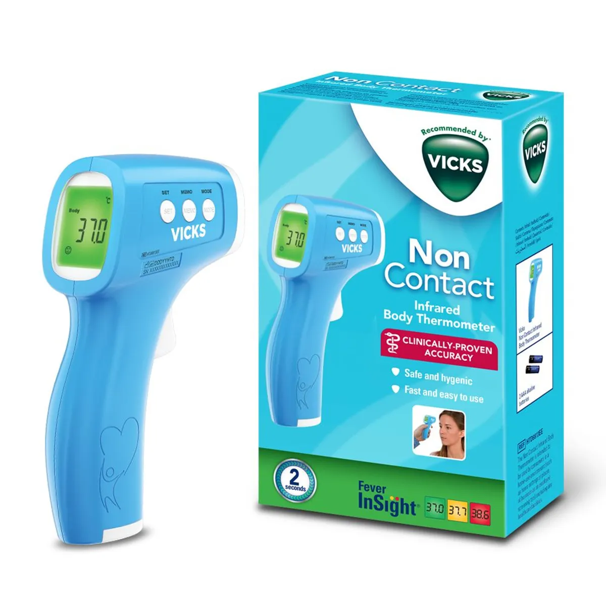 Vicks Thermometre Corporel Infrarouge Sans Contact
