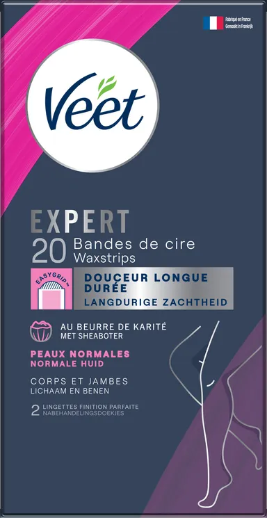 Veet Expert Koude Wasstrips Normale Huid 20 Strips