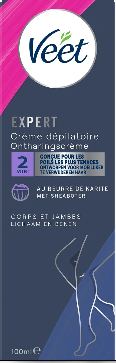 Veet Expert Crème Dépilatoire Corps Jambes 100ml
