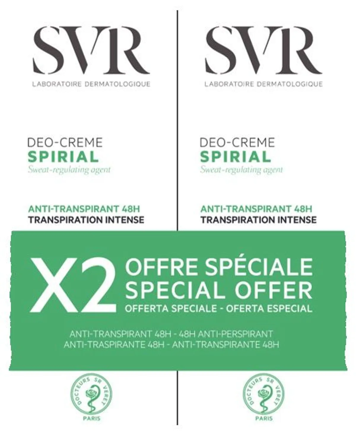 SVR Spirial Duo Crème 2x50 ml