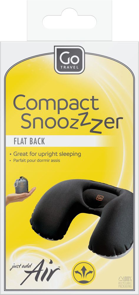 Go Travel Opblaasbaar Kussen Compact Snoozer - Go Travel