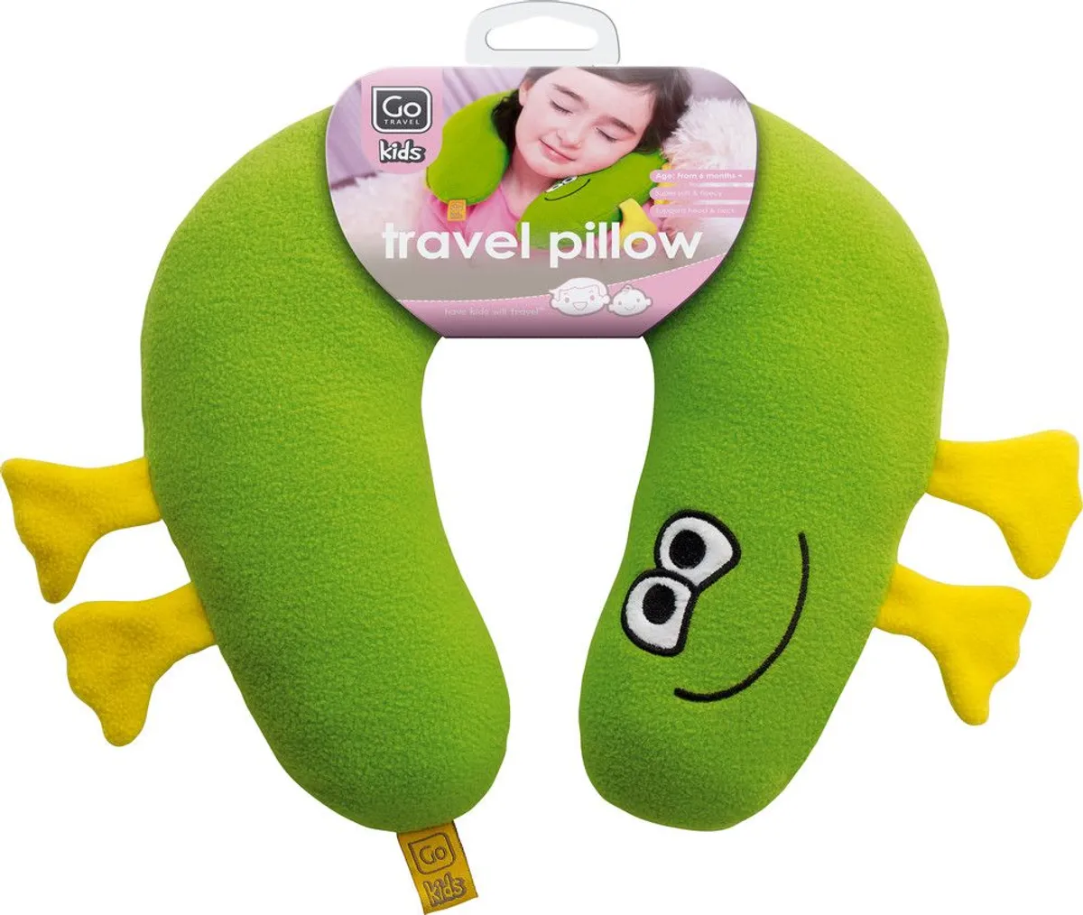 Go Travel Coussin de Voyage Enfant Vert