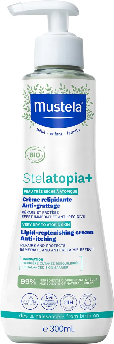 Mustela Stelatopia + Jeukwerende Voedende Crème Bio 300 ml