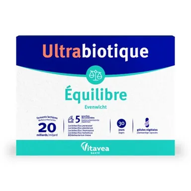 Ultrabiotic Equilibre Kuur 1 Maand 30 Capsules