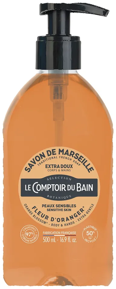 Le Comptoir du Bain Vloeibare Marseillezeep Sinaasappelbloesem 500 ml
