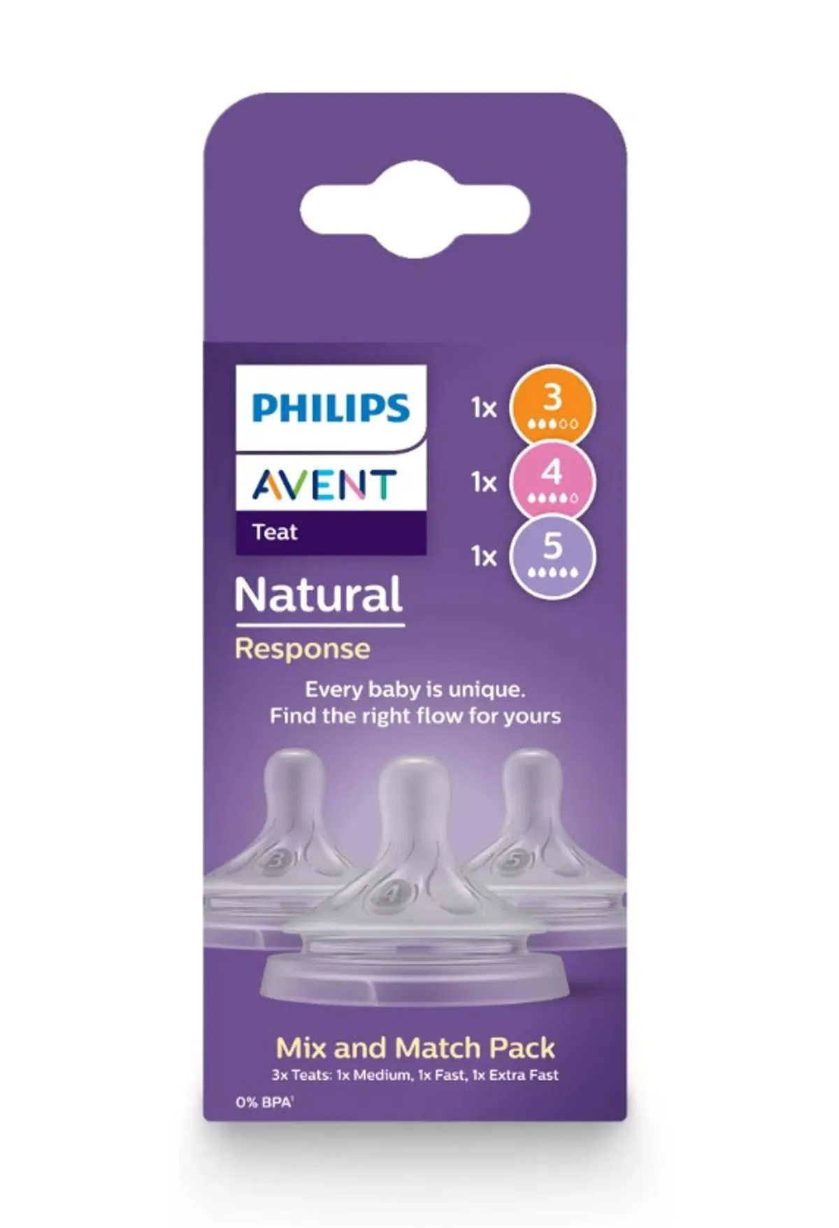 Philips Avent Natural 3.0 Spenen 2 Stuks