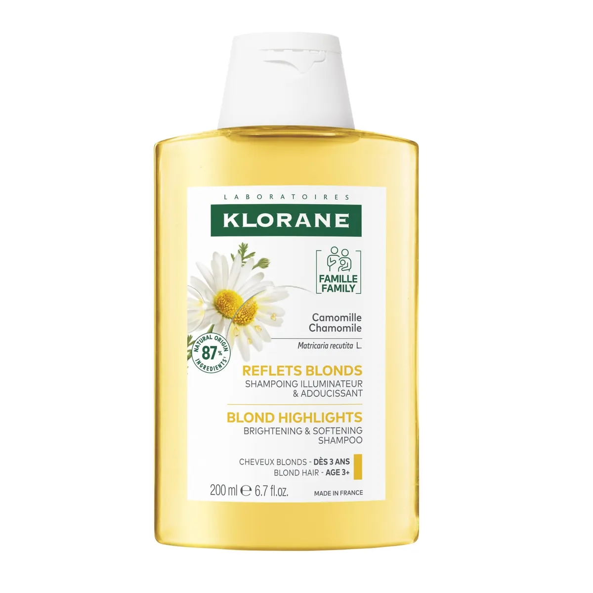 Klorane Kamille Blonde Highlights Shampoo 200Ml