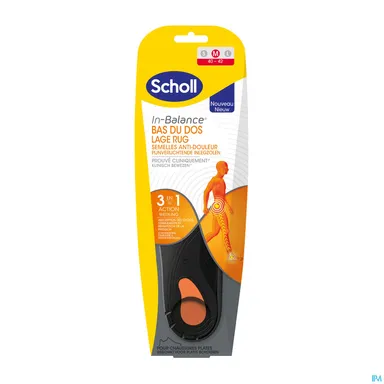 Scholl In-Balance Inlegzolen Tegen Pijn In Onderrug Medium 1 Paar