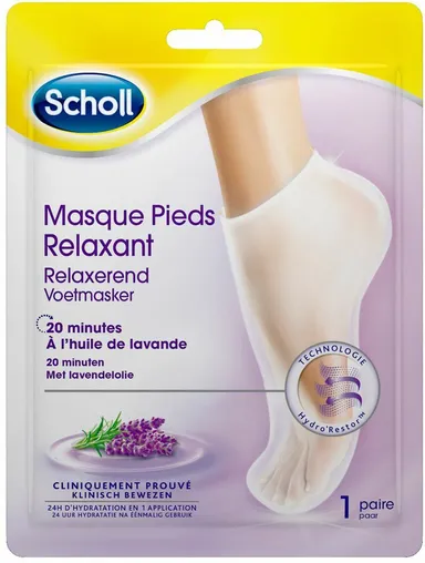 Scholl Voetmasker Lavendel 1 Paar