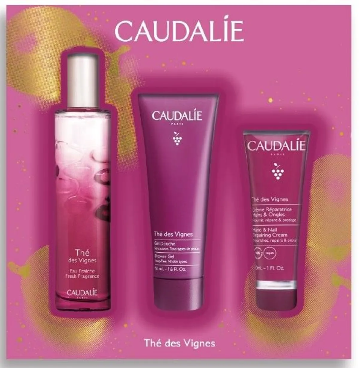 Caudalie Coffret Obsession Thé Des Vignes 3 Produits