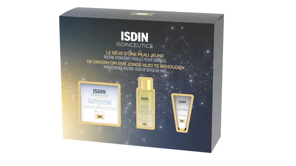 Isdin Isdinceutics Coffret Routine Hydratante Peaux Sensibles Sèches 3 Produits