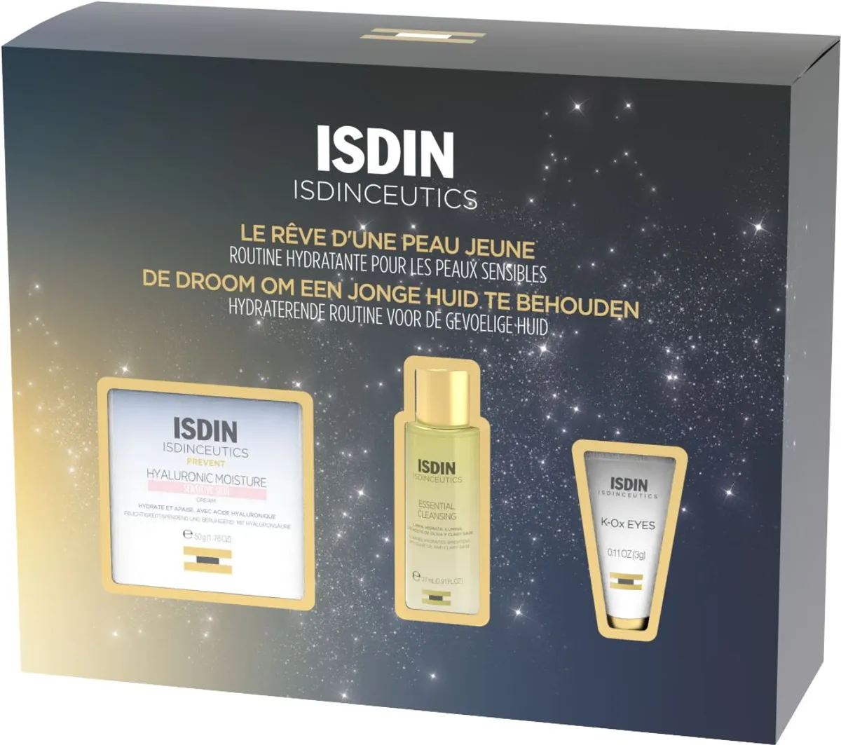 Isdin Isdinceutics Coffret Routine Hydratante Peaux Sensibles 3 Produits
