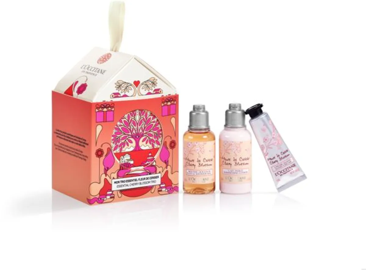 L'Occitane Coffret Trio Essentiel Fleurs de Cerisier 3 Produits