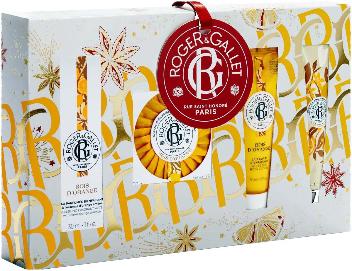 Roger&Gallet Coffret Rituel Bois d'Orange 4 Produits