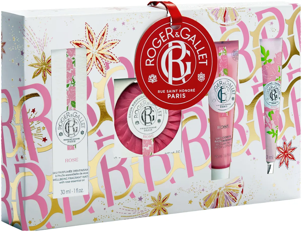Roger&Gallet Coffret Rituel Rose 4 Produits
