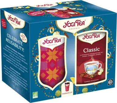 Yogi Tea Coffret Classic + Thermos Cup