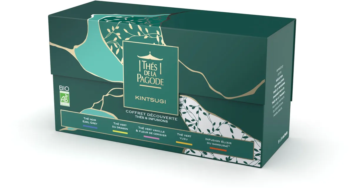Thés de la Pagode Coffret Kintsugi 5x5 Sachets