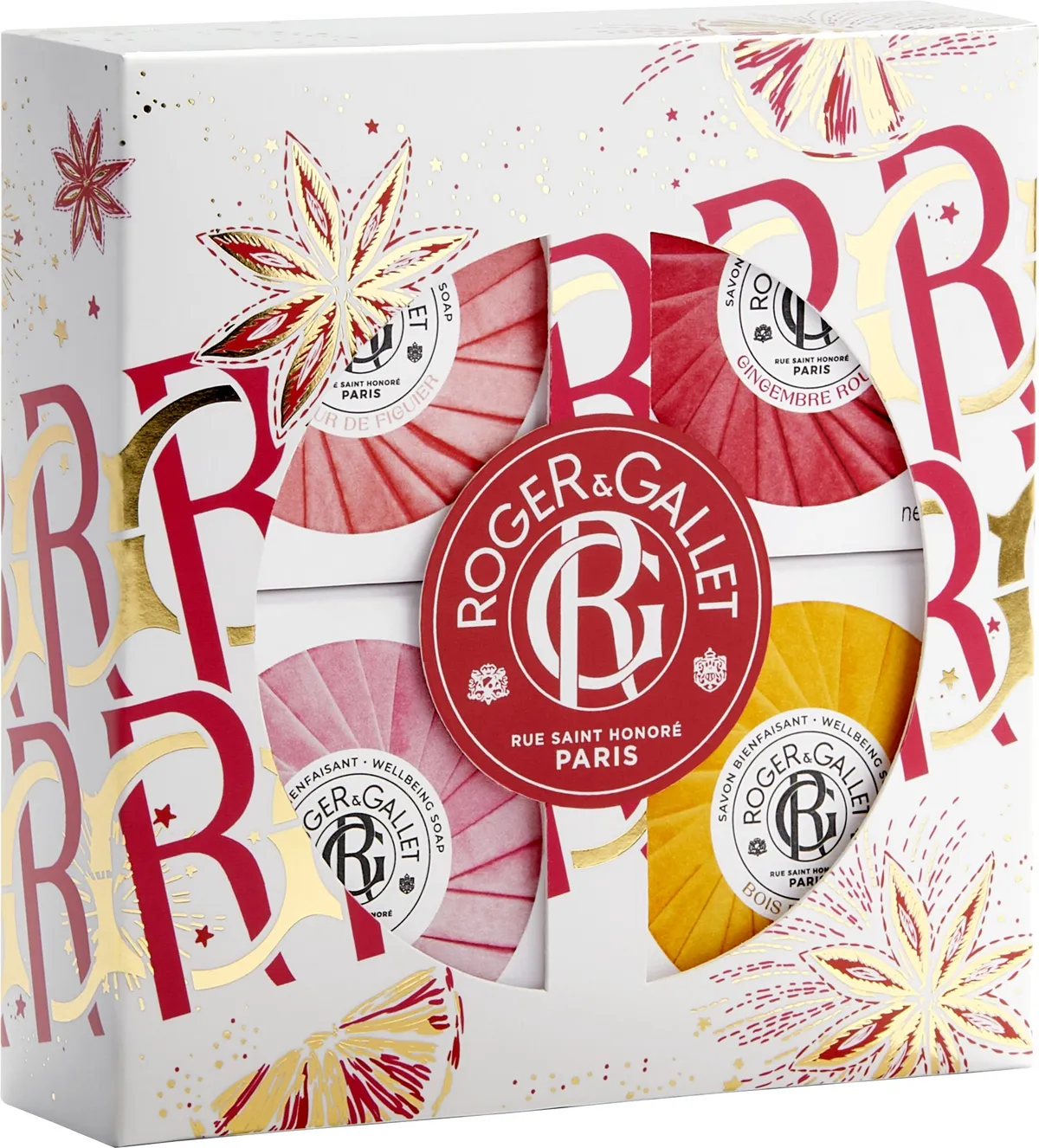 Roger&Gallet Weldadige Zeep Set 4x50 g