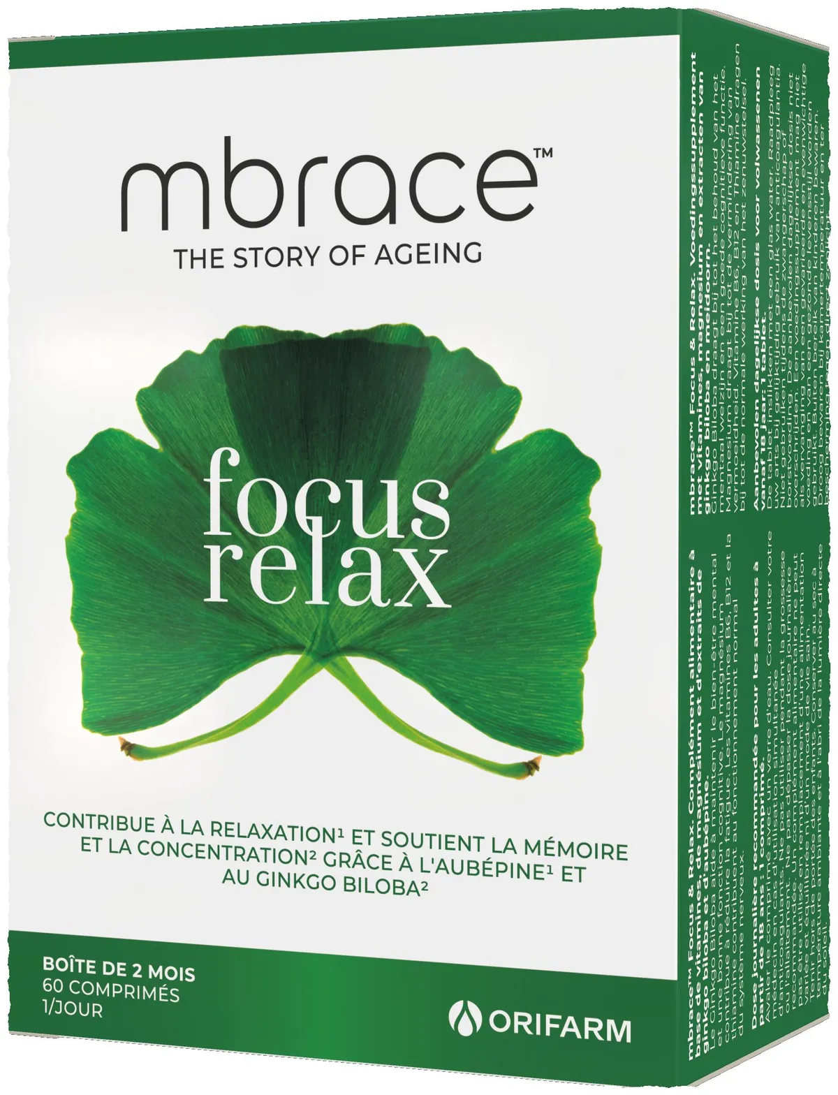 Mbrace Focus & Relax 60 Capsules