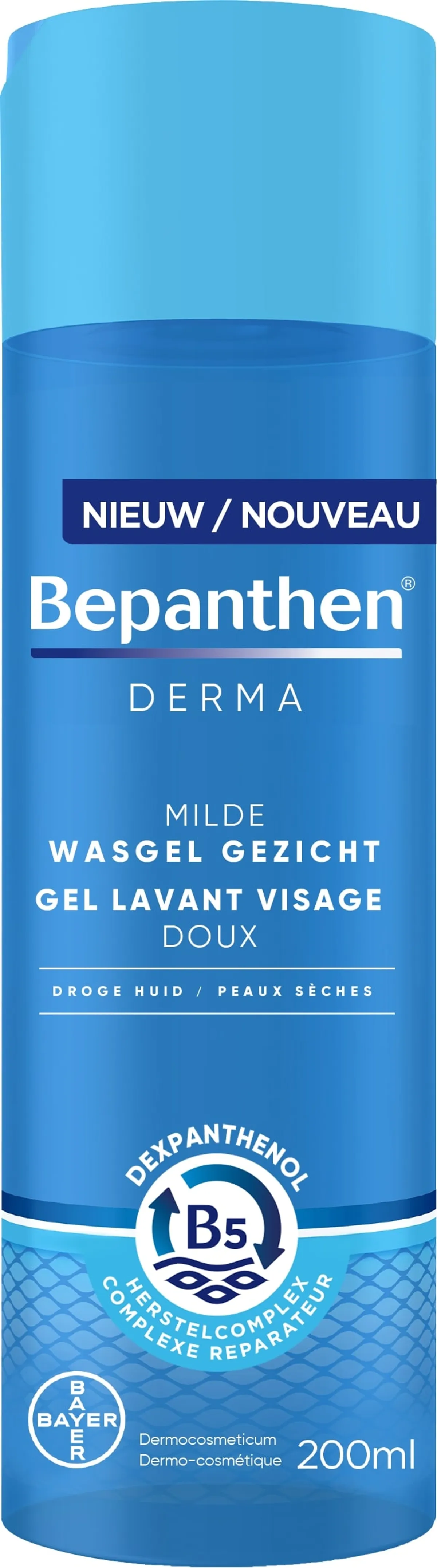 Bepanthen Derma Gel Lavant Visage Doux 200ml