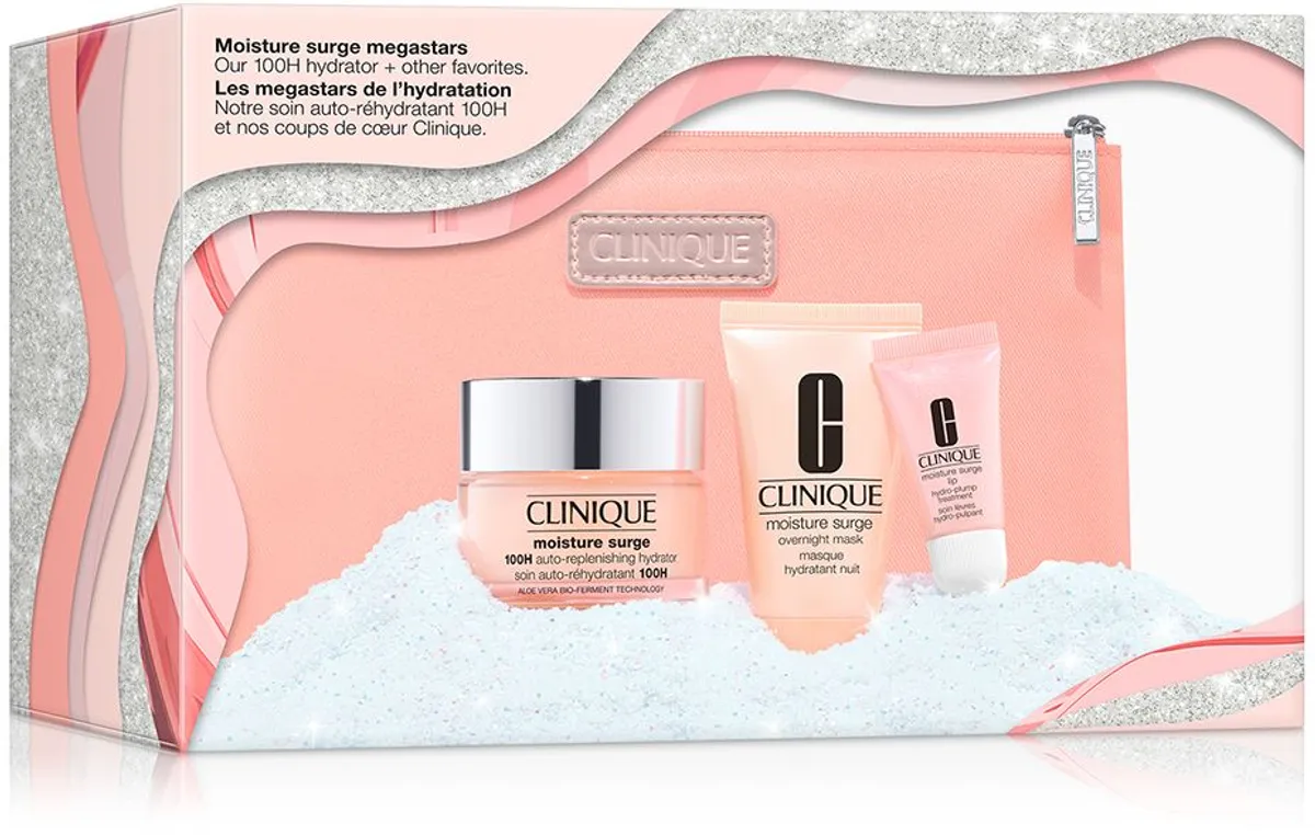 Clinique Moisture Surge Megastars Set 3 Produits + Trousse