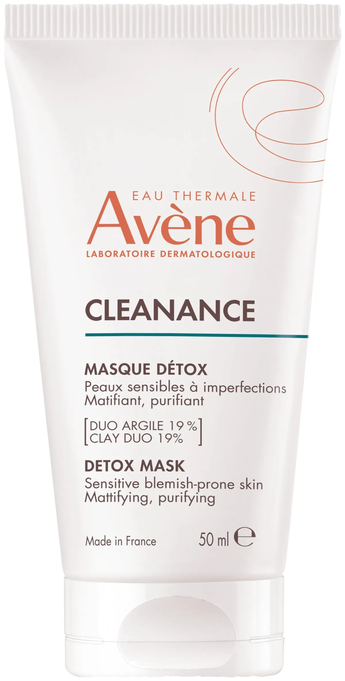 Avène Cleanance Detox Masker Zuivert & Matteerd 50Ml